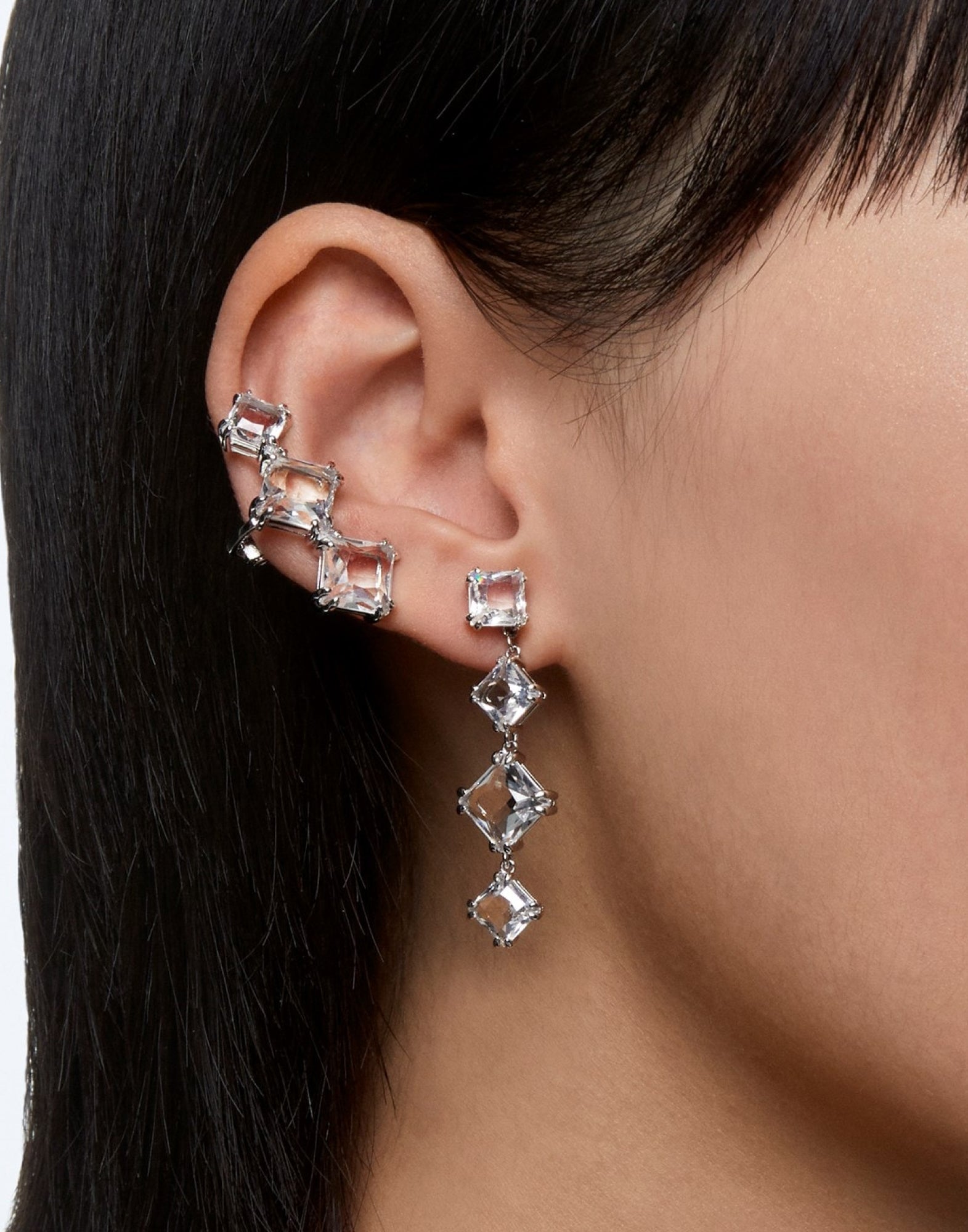 SWAROVSKI Asymmetric Ear Cuff Earring
