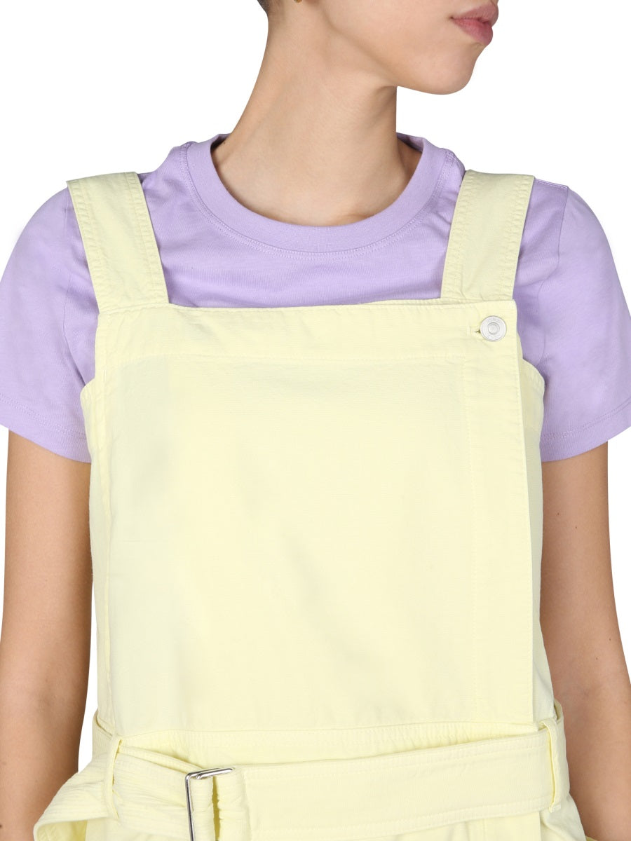 KENZO Elegant Denim Midi Dress