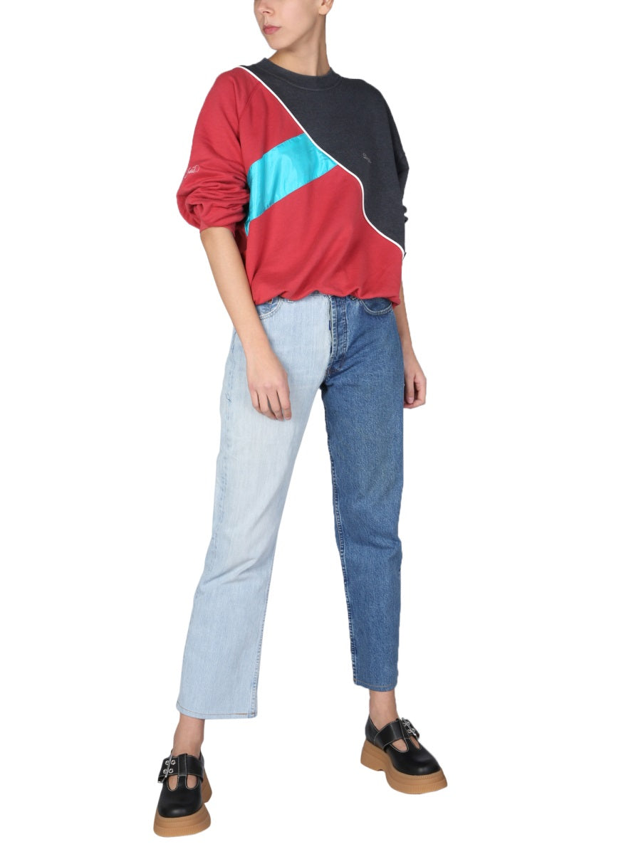 1/OFF Remade Wrangle Crew Neck Sweatshirt