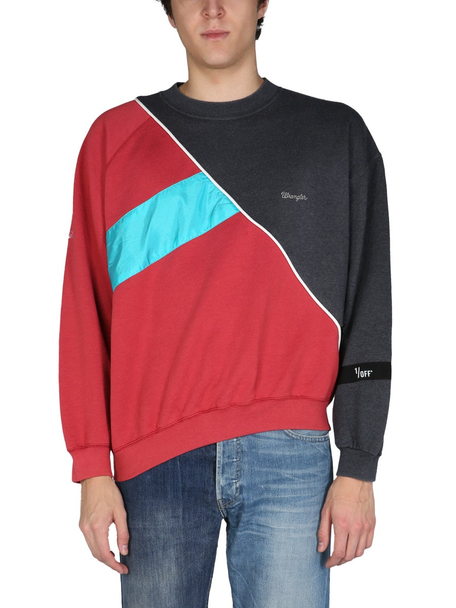 1/OFF Remade Wrangle Crew Neck Sweatshirt