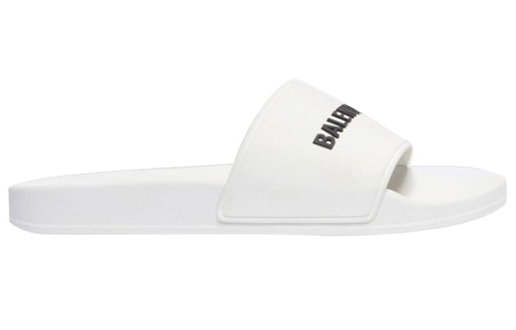 BALENCIAGA Pool Slide with Bold Logo for Women