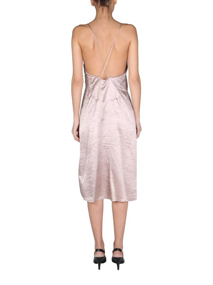 DSQUARED Crossed Strap Mini Dress