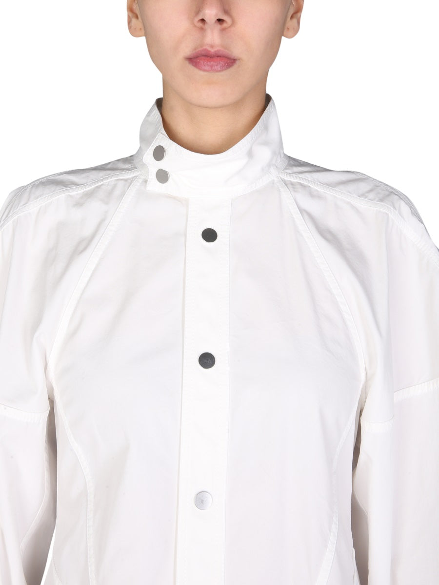 BOTTEGA VENETA High Neck Dress with Button Detailing