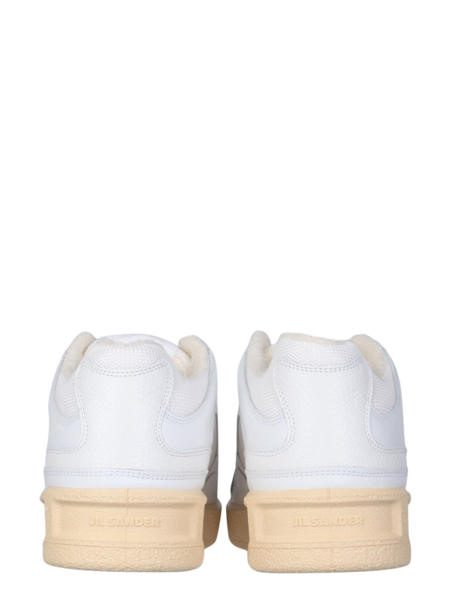 JIL SANDER Low Leather Sneakers - Size 2.5