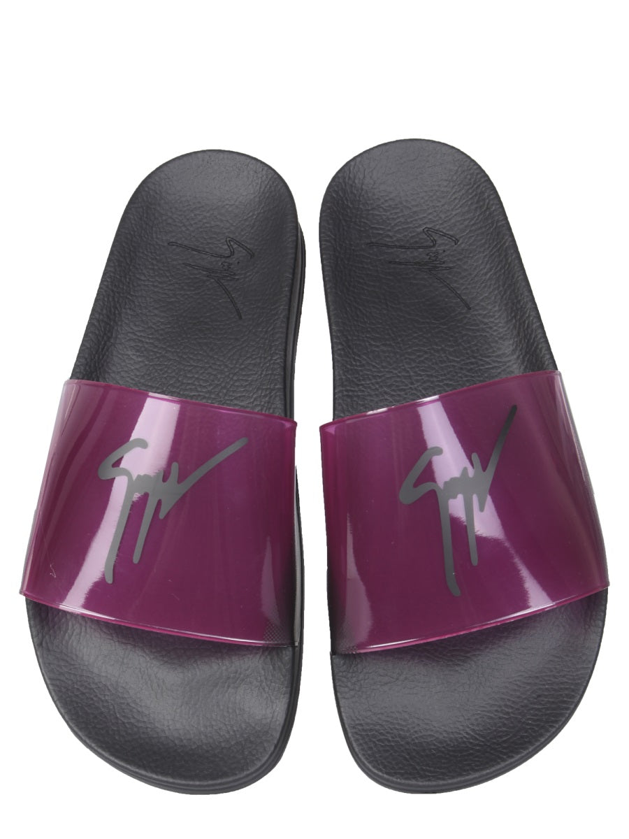 GIUSEPPE ZANOTTI Chic Slide Sandals with Logo