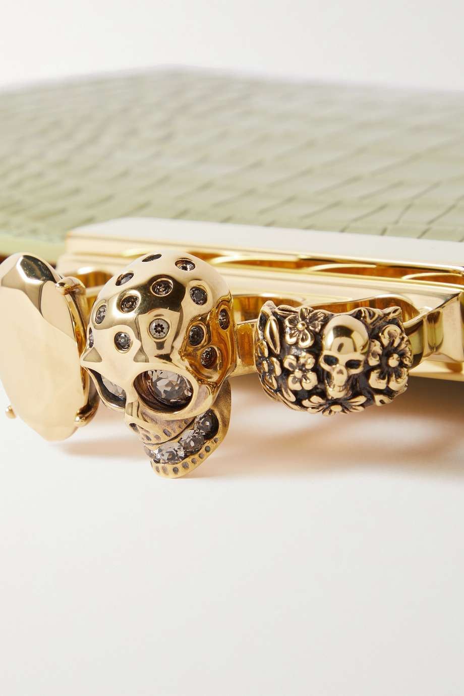 ALEXANDER MCQUEEN Jewelled Mini Pouch Handbag