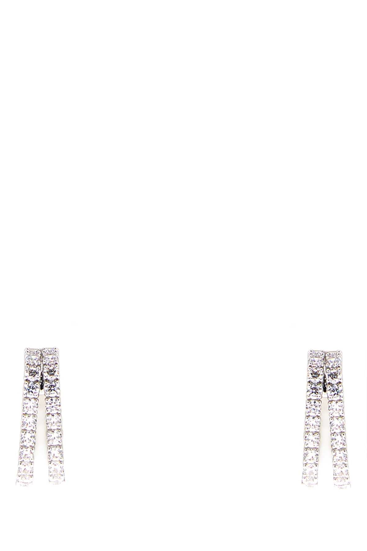 SWAROVSKI Embellished Metal Matrix Earrings