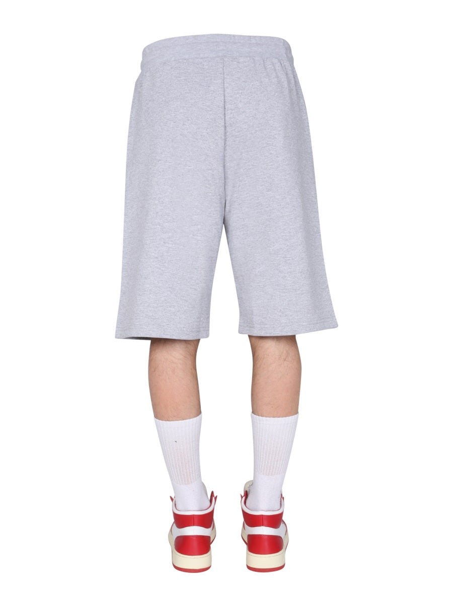 HINNOMINATE Mini Logo Elastic Waist Bermuda Shorts