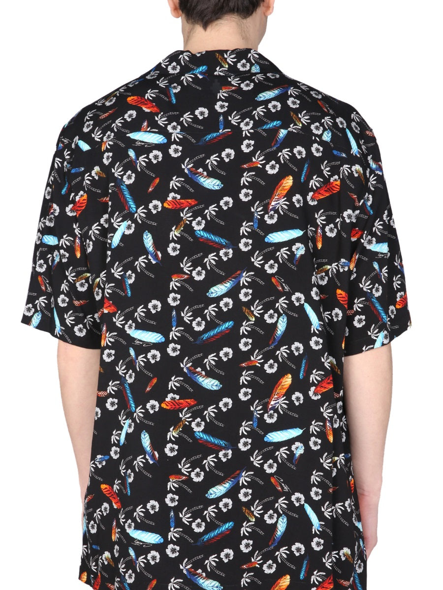 MARCELO BURLON COUNTY OF MILAN Classic Hawaii Shirt for Men