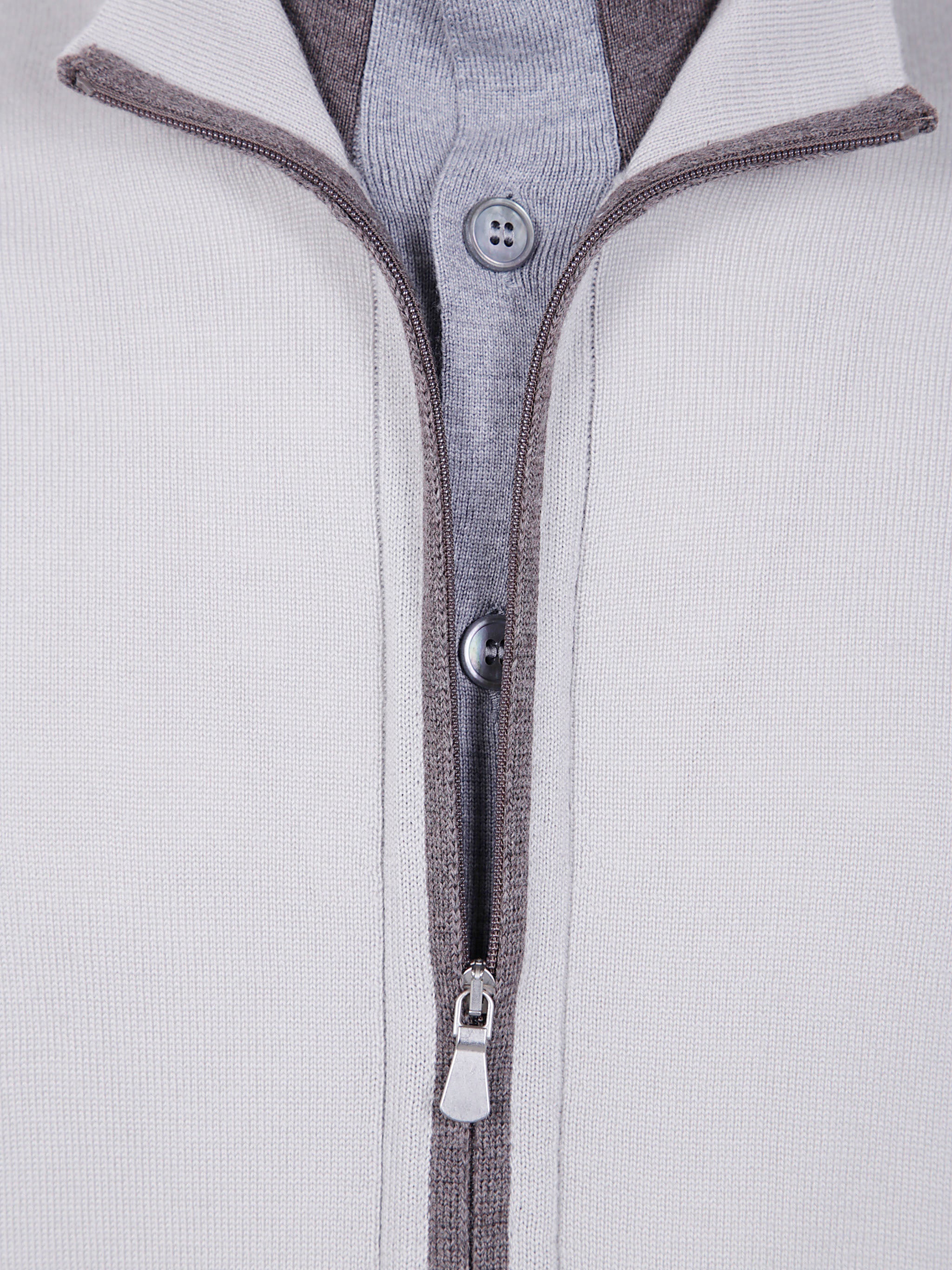 GRAN SASSO Full Zip Cardigan Jacket for Men