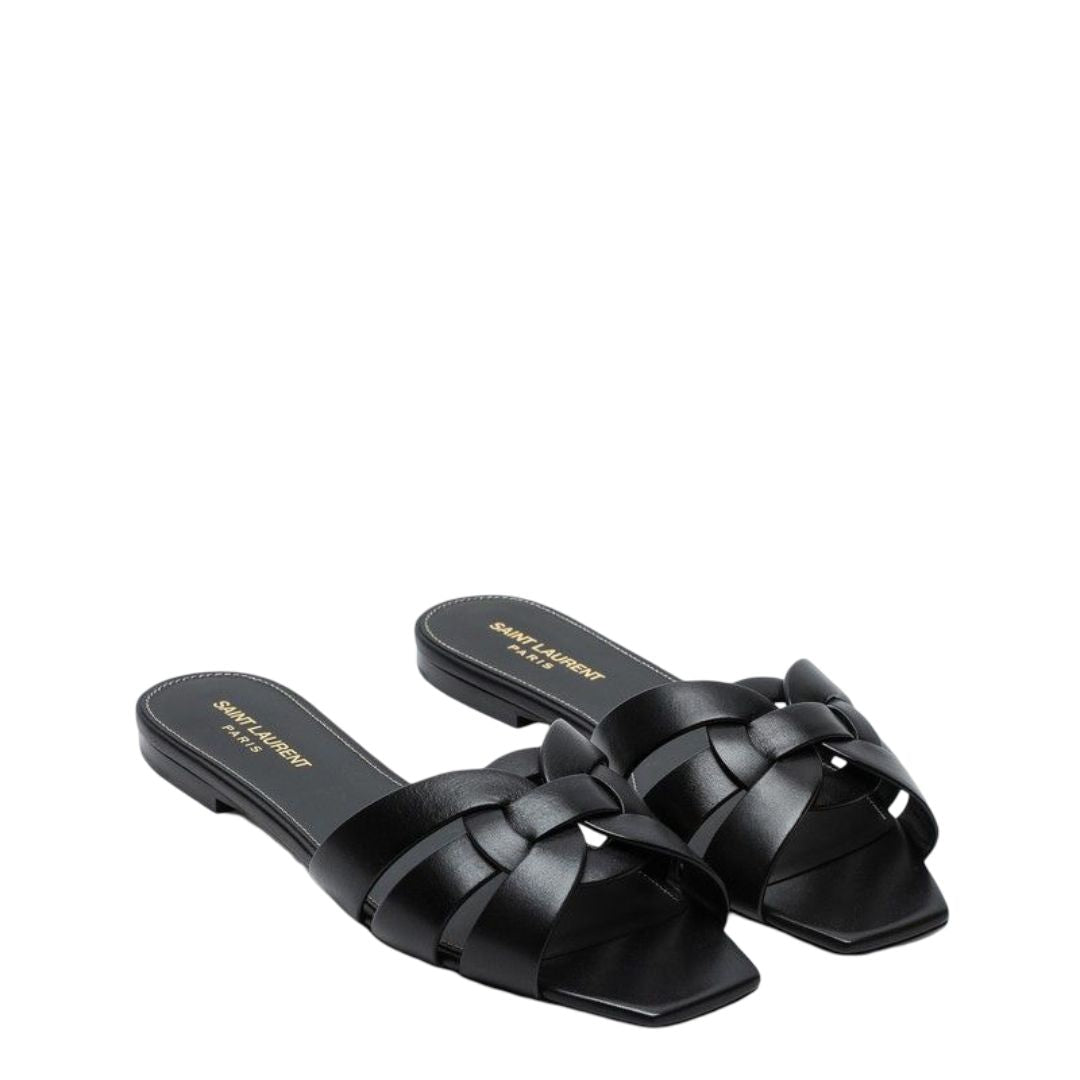 SAINT LAURENT Flat Tribute Sandals for Women