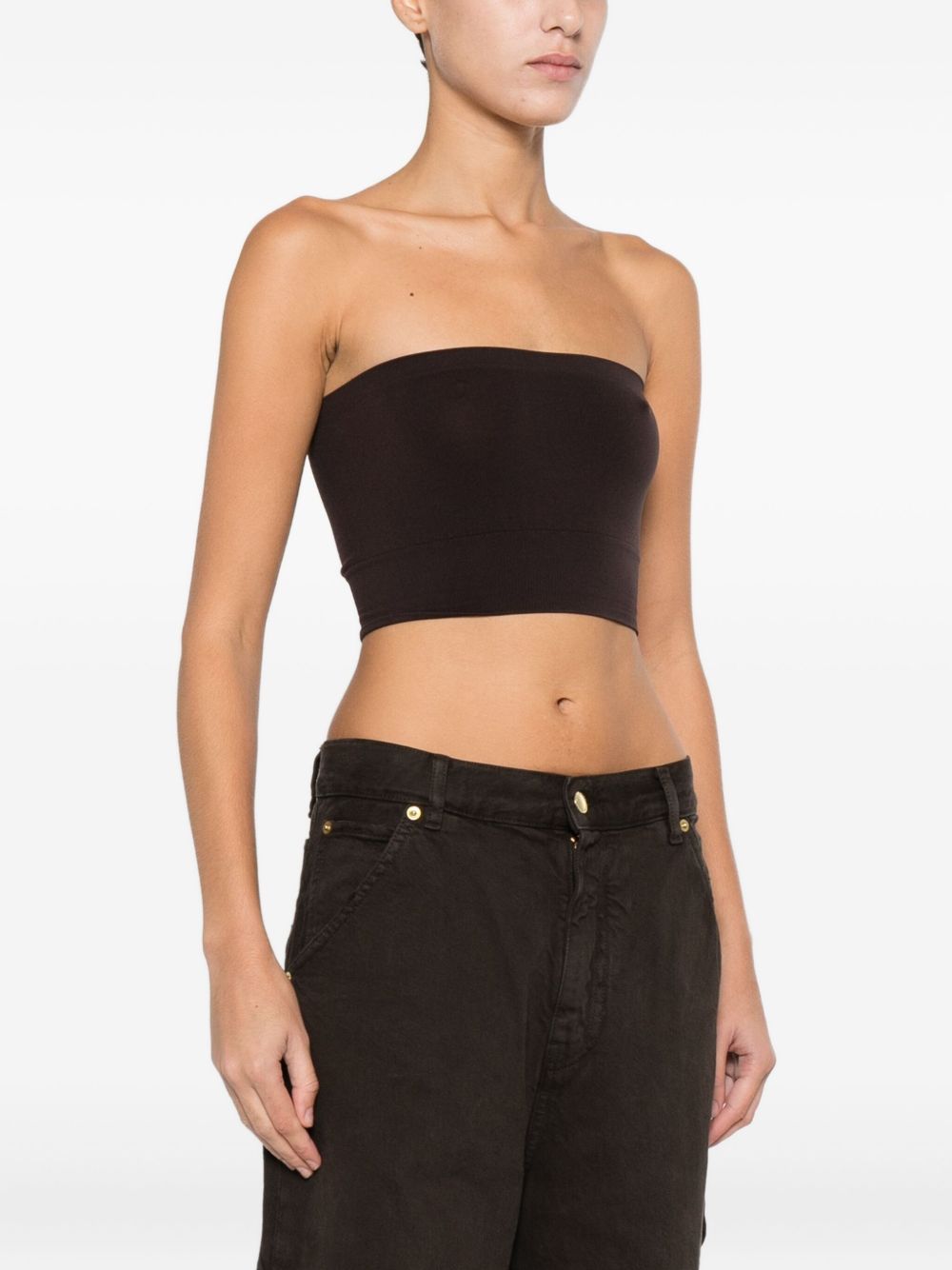 WOLFORD Cropped Seamless Strapless Top for Women