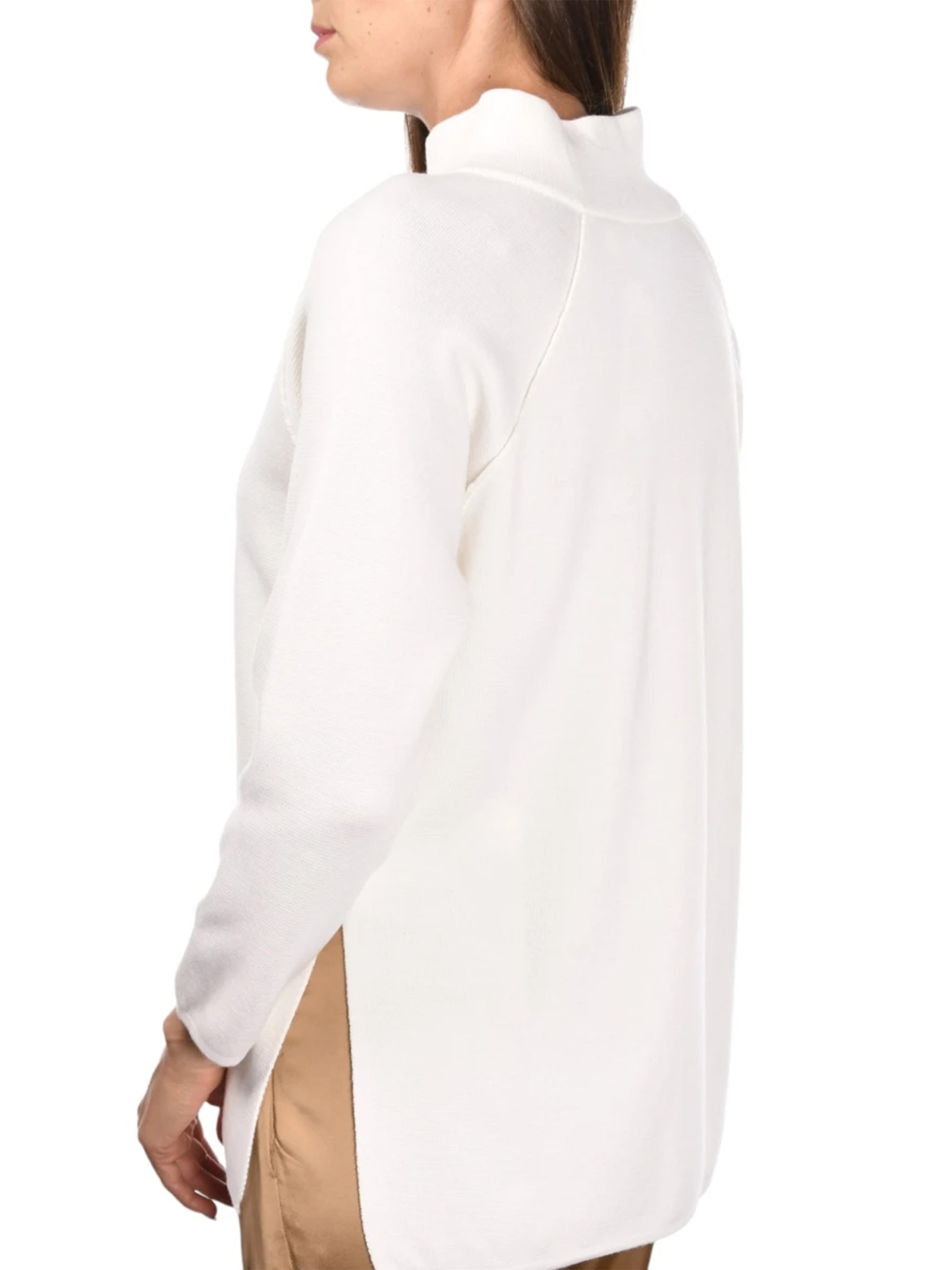 GRAN SASSO Classic Crew Neck Wool Sweater for Women