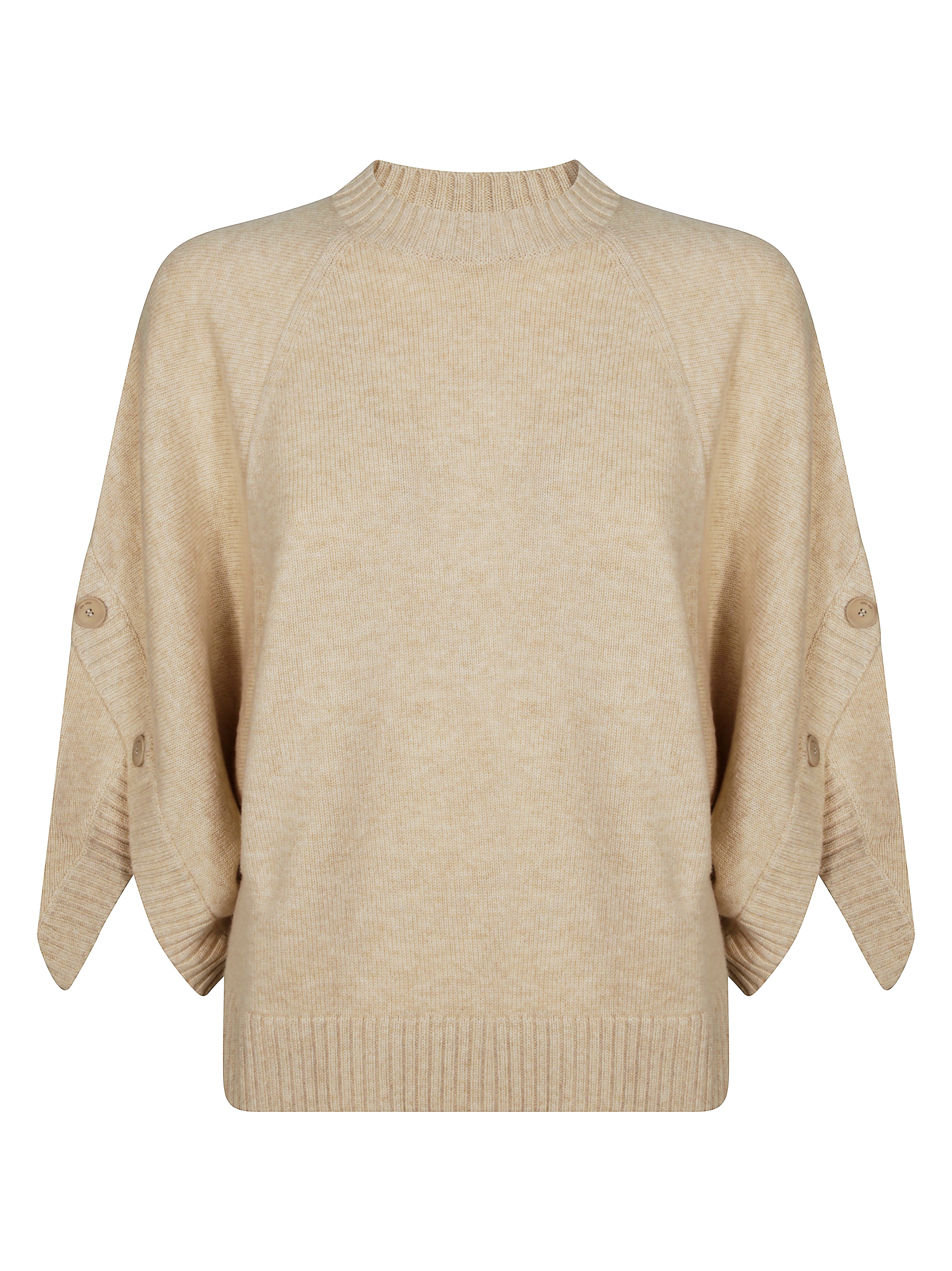 MAX MARA Button-Down Crew Neck Sweater