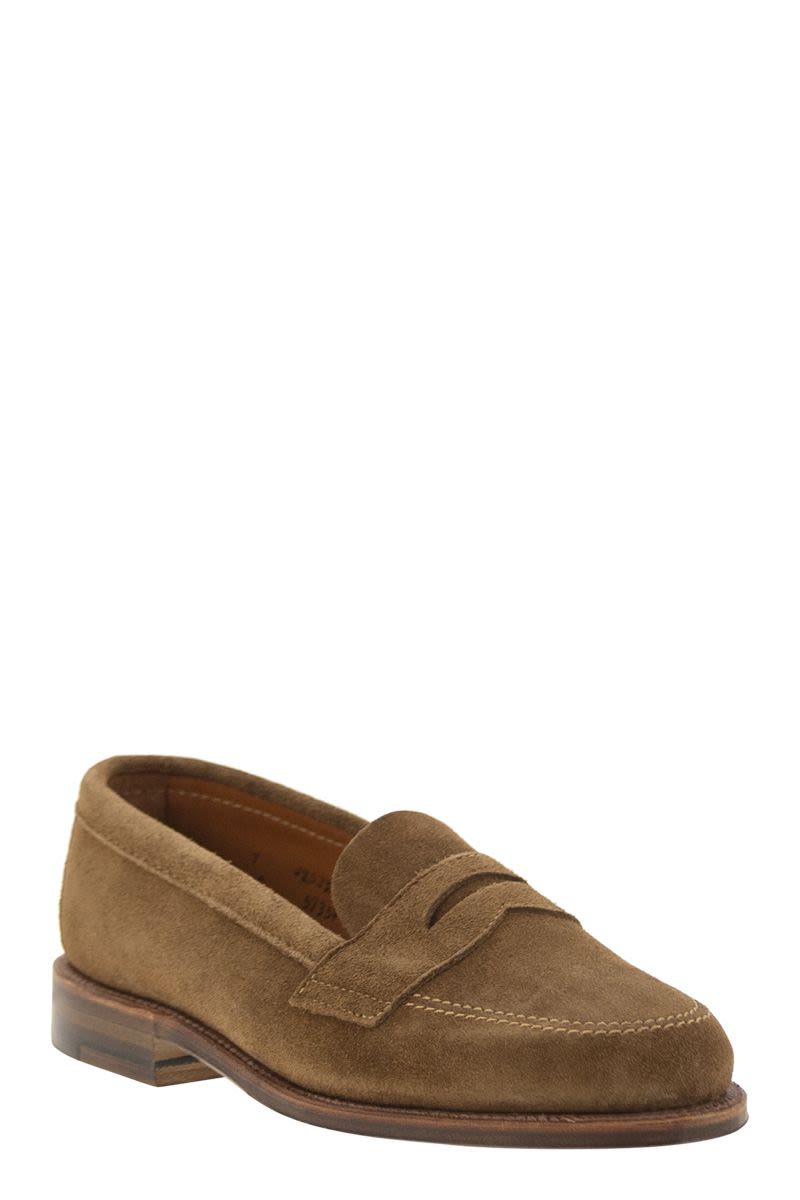 ALDEN Suede Moccasins - Men's Comfort Slip-On - 2.5 cm Heel