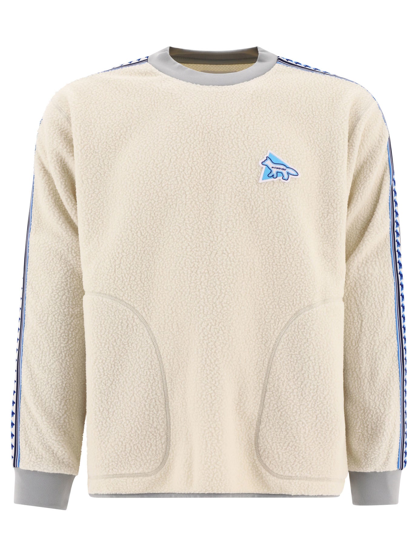 AND WANDER Fleece Sweater Collaboration for Men