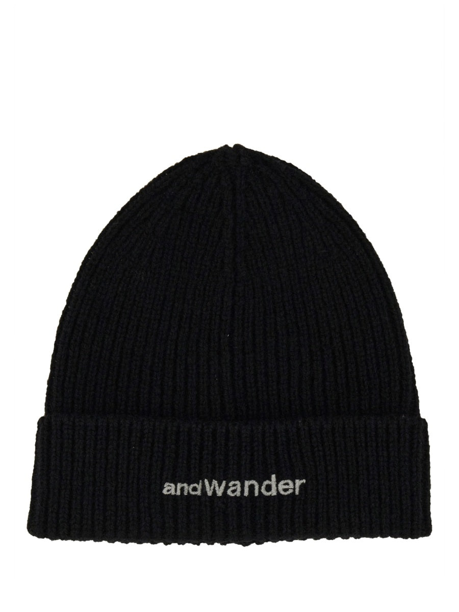 AND WANDER Beanie Hat with Logo