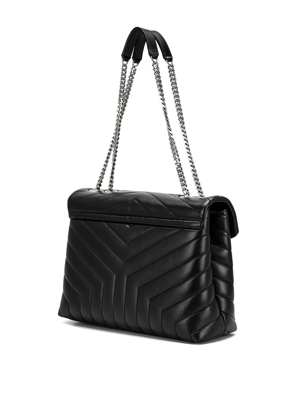 SAINT LAURENT Medium Quilted Shoulder Handbag