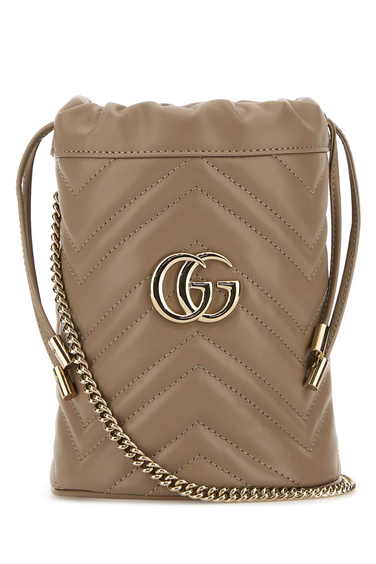 GUCCI Matelassé Leather Pouch Handbag (13cm x 17.5cm x 11cm)