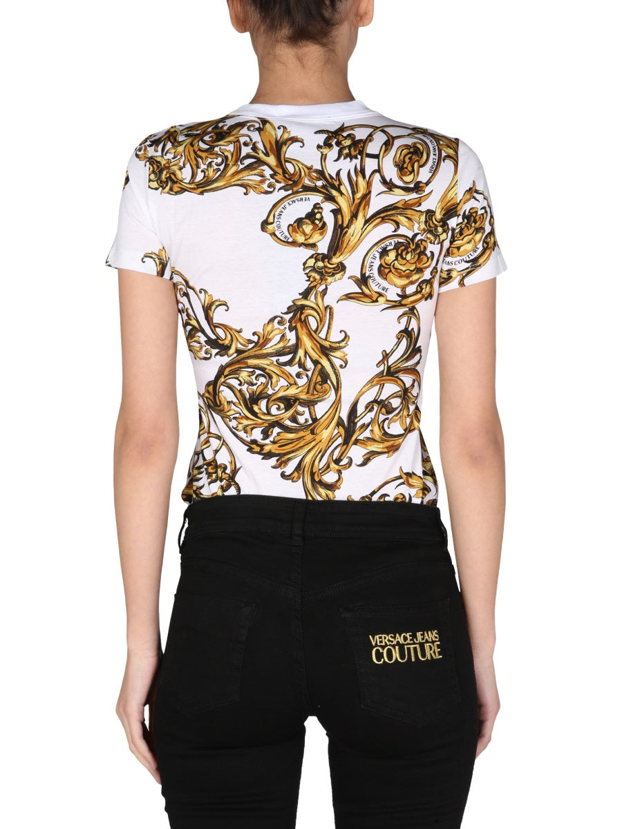 VERSACE JEANS COUTURE Regalia Baroque Crew Neck T-Shirt