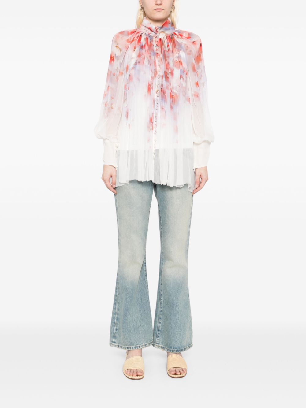 ZIMMERMANN Floral Viscose Shirt for Women - SS25 Collection