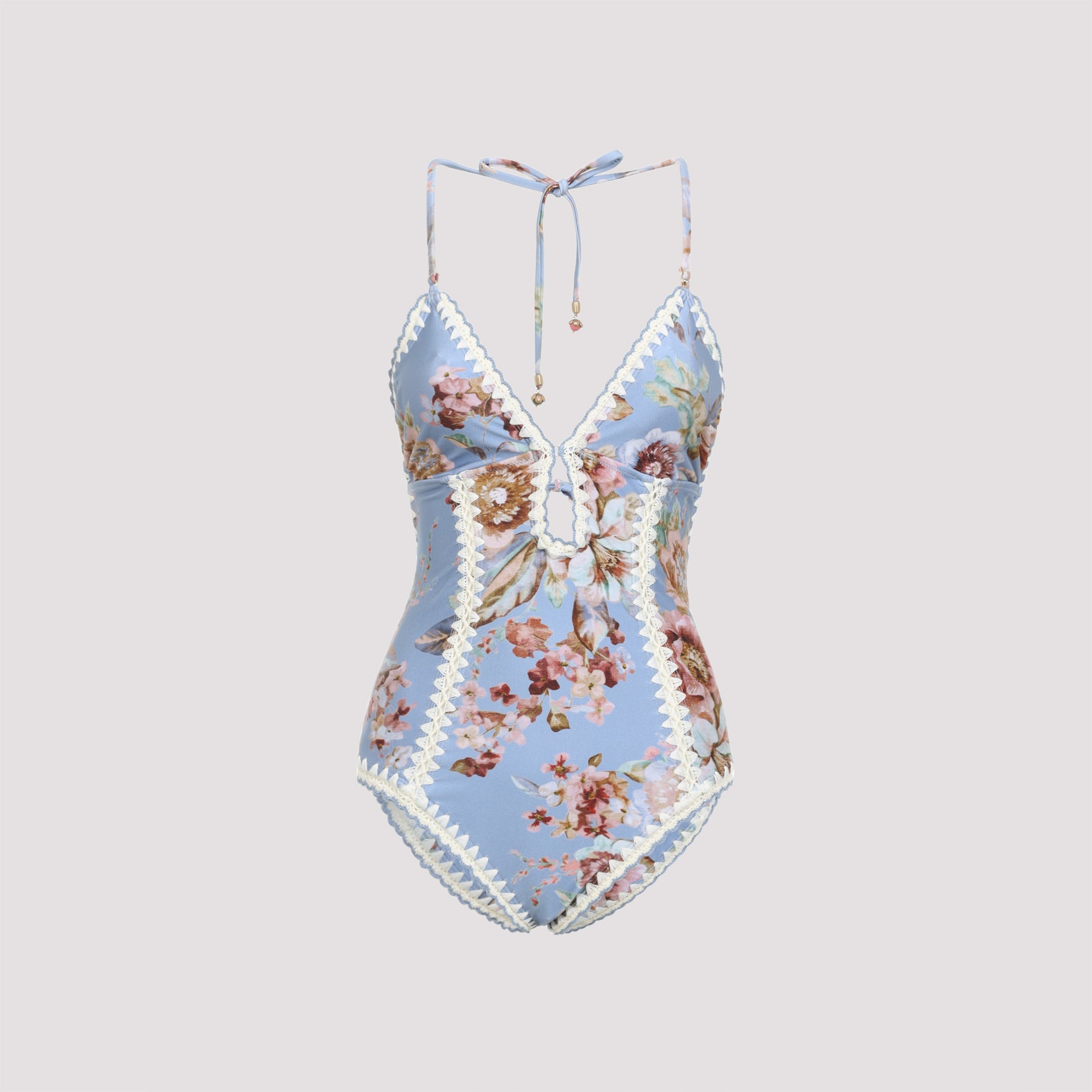 ZIMMERMANN Awaken Crochet Keyhole One-Piece Swimwear