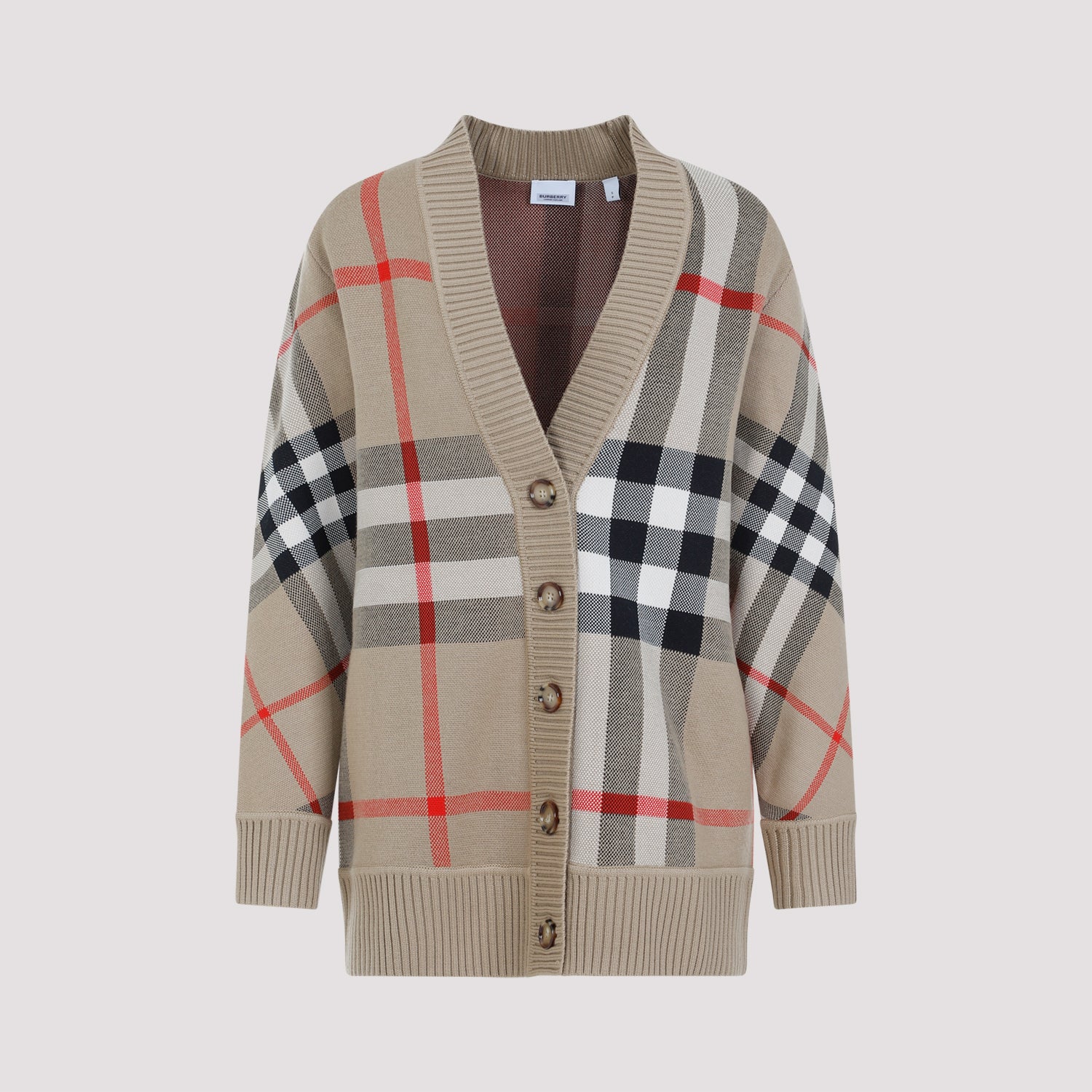 BURBERRY Cashmere Cardigan for Men - FW25 Collection