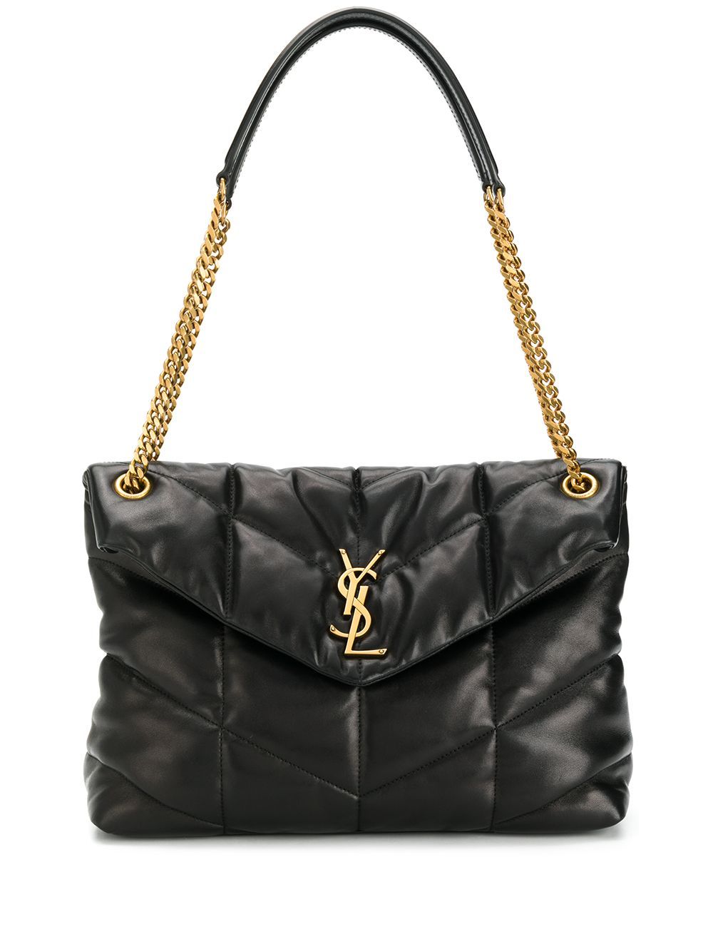 SAINT LAURENT Monogram Puffer Shoulder Handbag