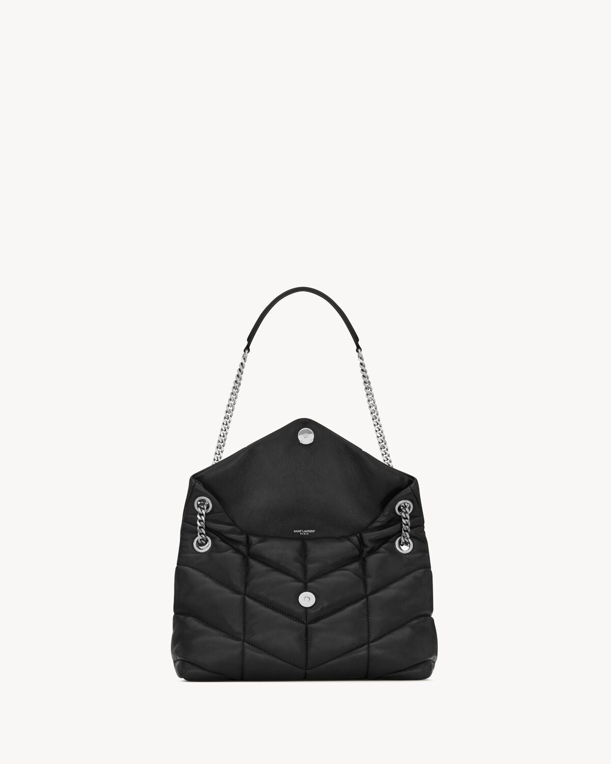 SAINT LAURENT Mini Puffer Shoulder Handbag