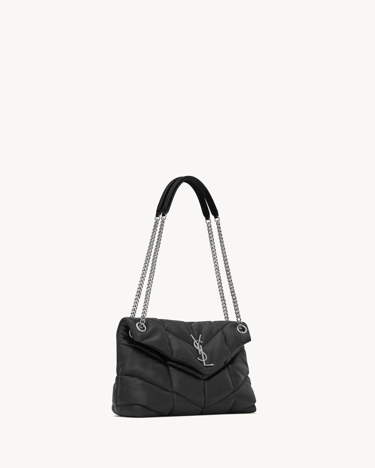 SAINT LAURENT Mini Puffer Shoulder Handbag