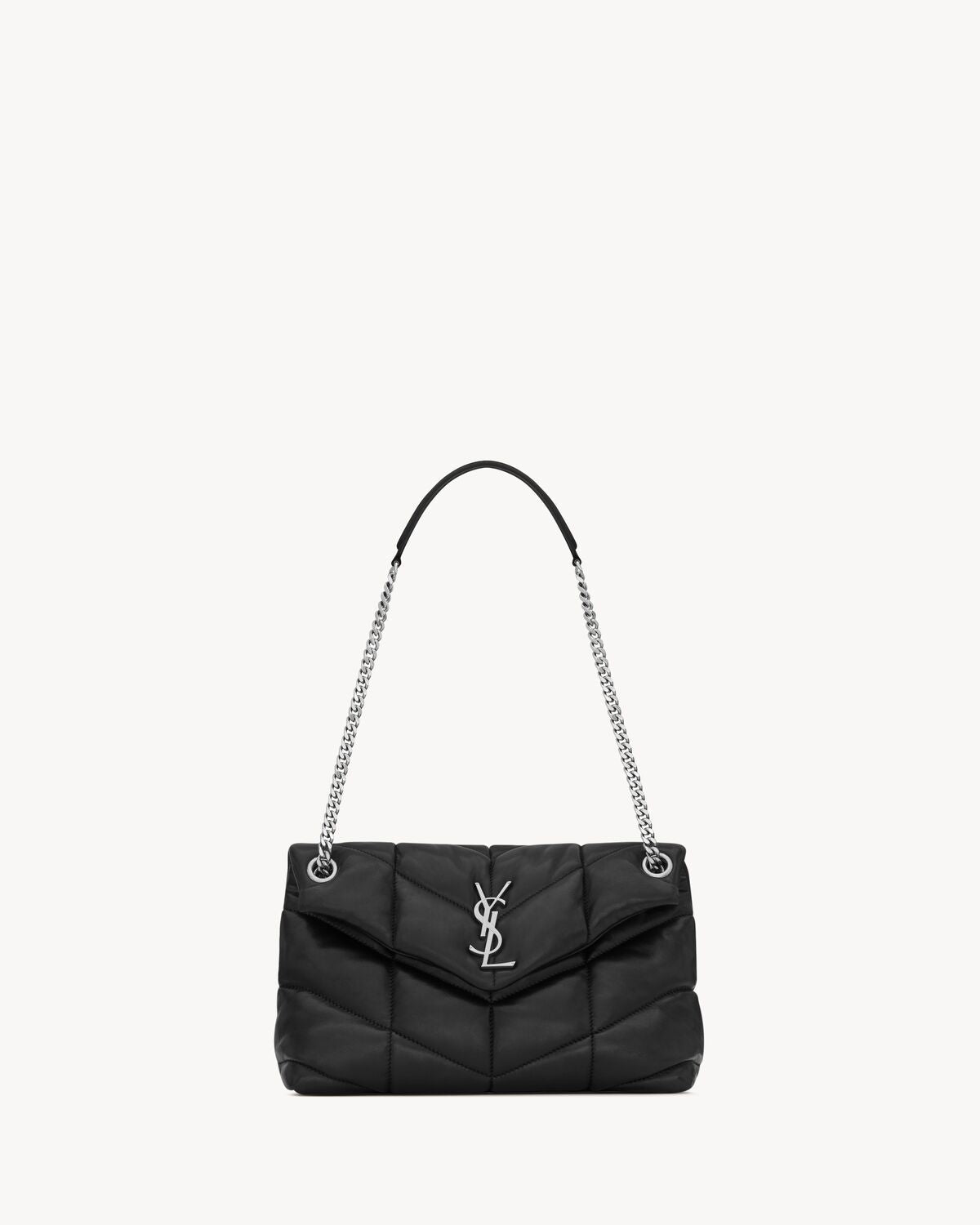 SAINT LAURENT Mini Puffer Shoulder Handbag