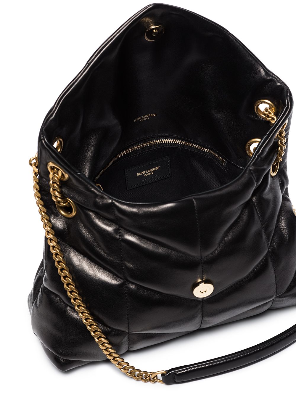 SAINT LAURENT Sporty Mini Quilted Pouch Handbag