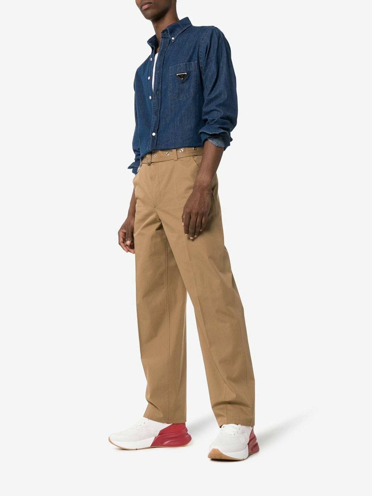 ALEXANDER MCQUEEN Oversized Runner Sneaker 5 CM Logo Heel