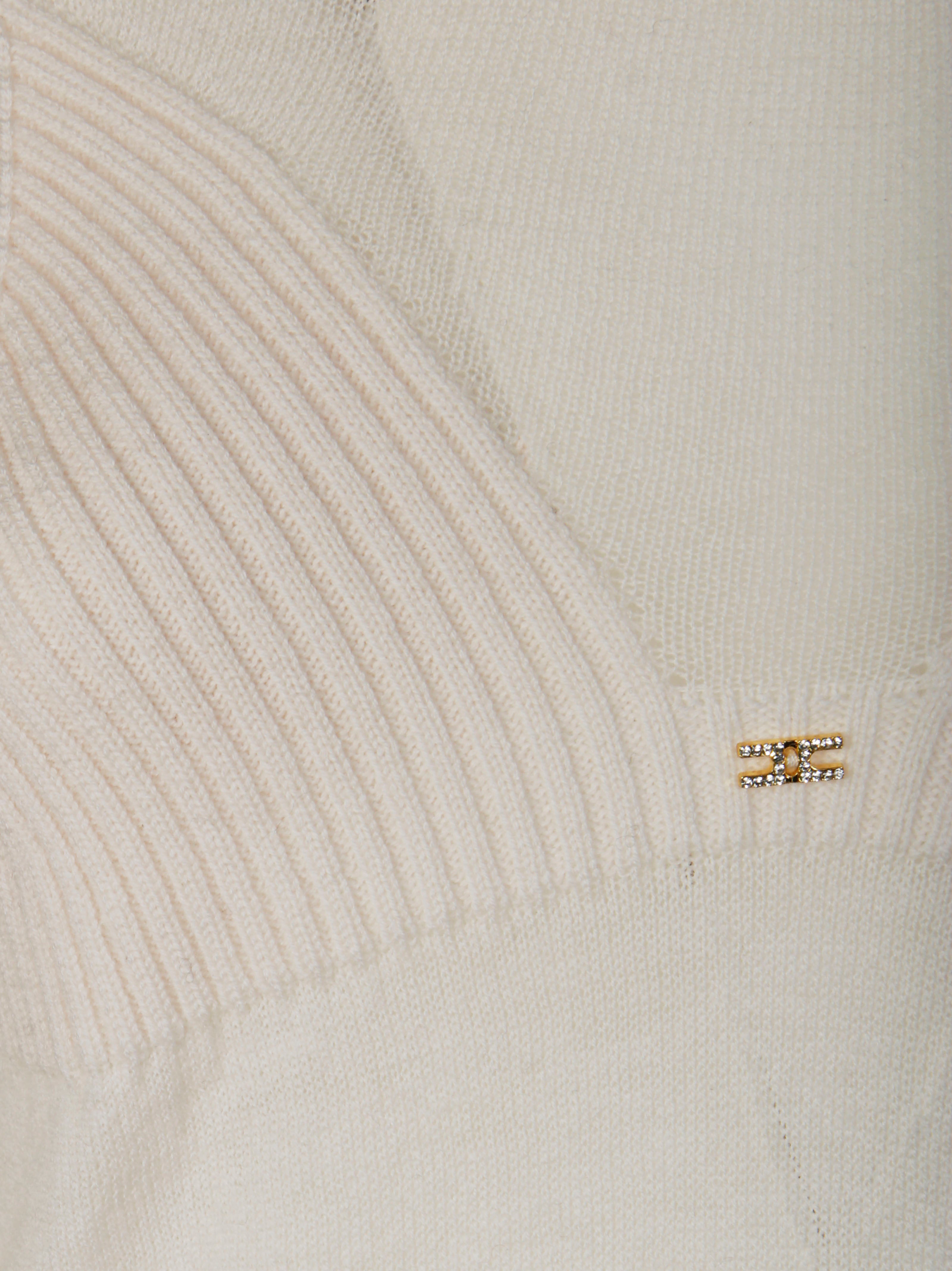 ELISABETTA FRANCHI Long Sleeve Crew Neck Sweater