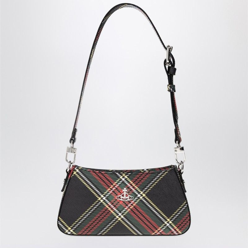 VIVIENNE WESTWOOD TASHA Handbag with Tartan Pattern - Mini Style