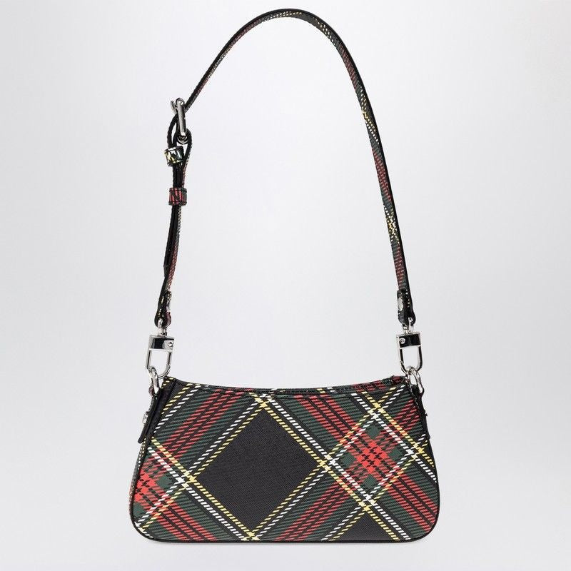 VIVIENNE WESTWOOD TASHA Handbag with Tartan Pattern - Mini Style