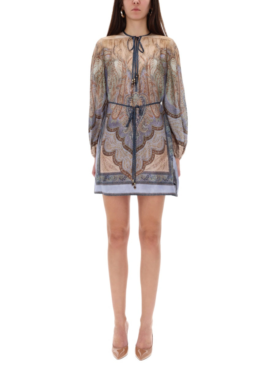 ZIMMERMANN Wanderlust Silk Tunic - Mini Length