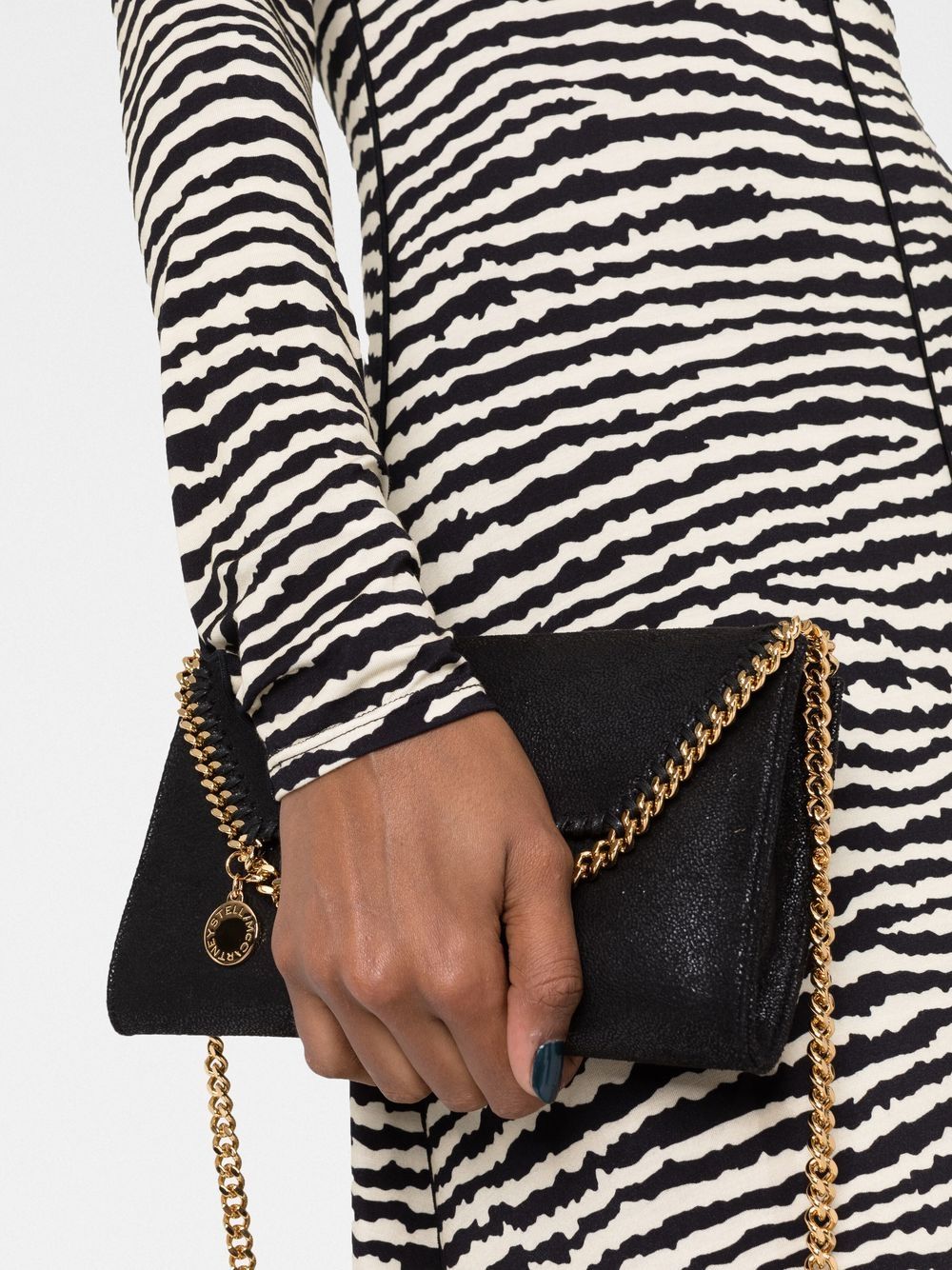 STELLA MCCARTNEY Mini Crossbody Handbag with Chain Detail