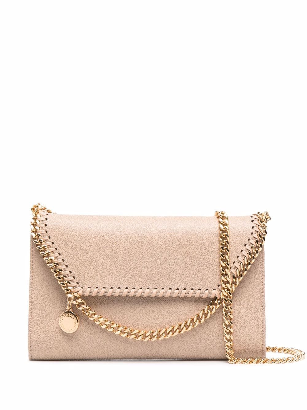 STELLA MCCARTNEY Mini Wallet on Chain with Whipstitch Trim