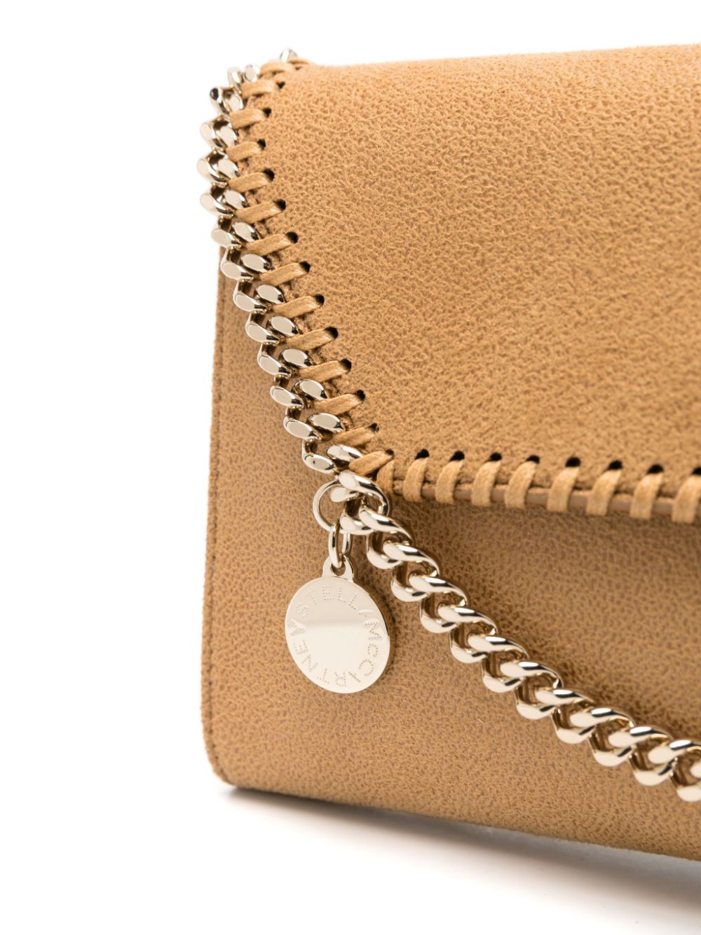STELLA MCCARTNEY Mini Crossbody Handbag with Chain-Linked Strap
