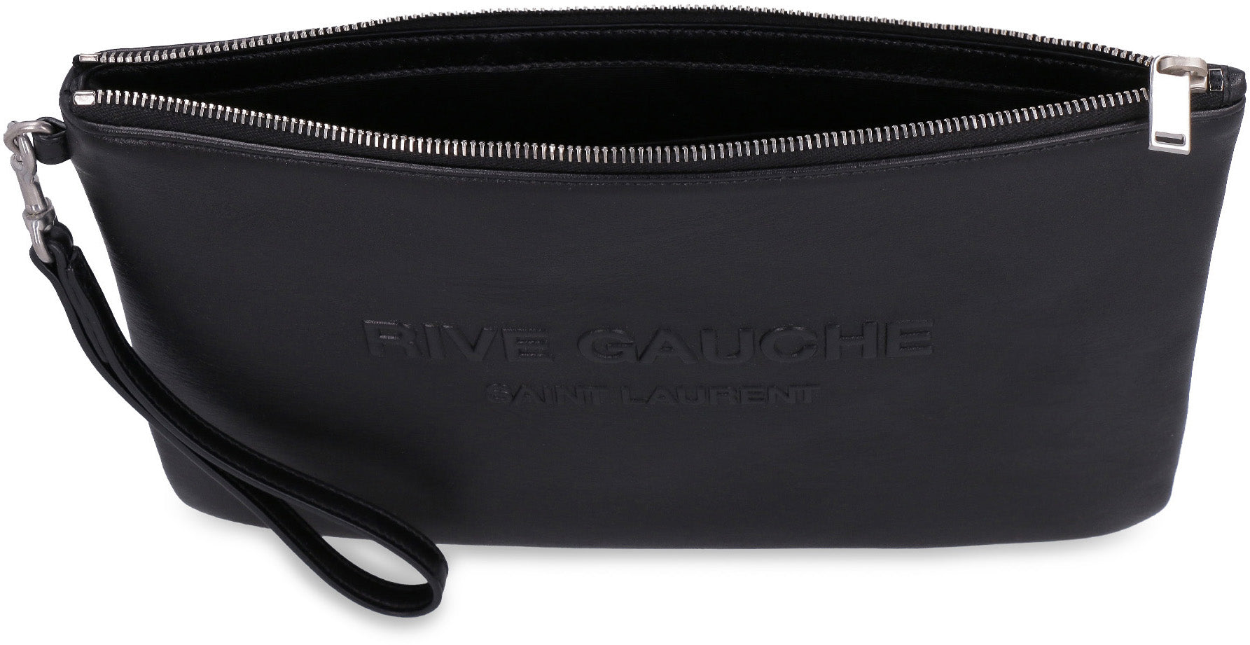 SAINT LAURENT Luxurious Leather Clutch for Men