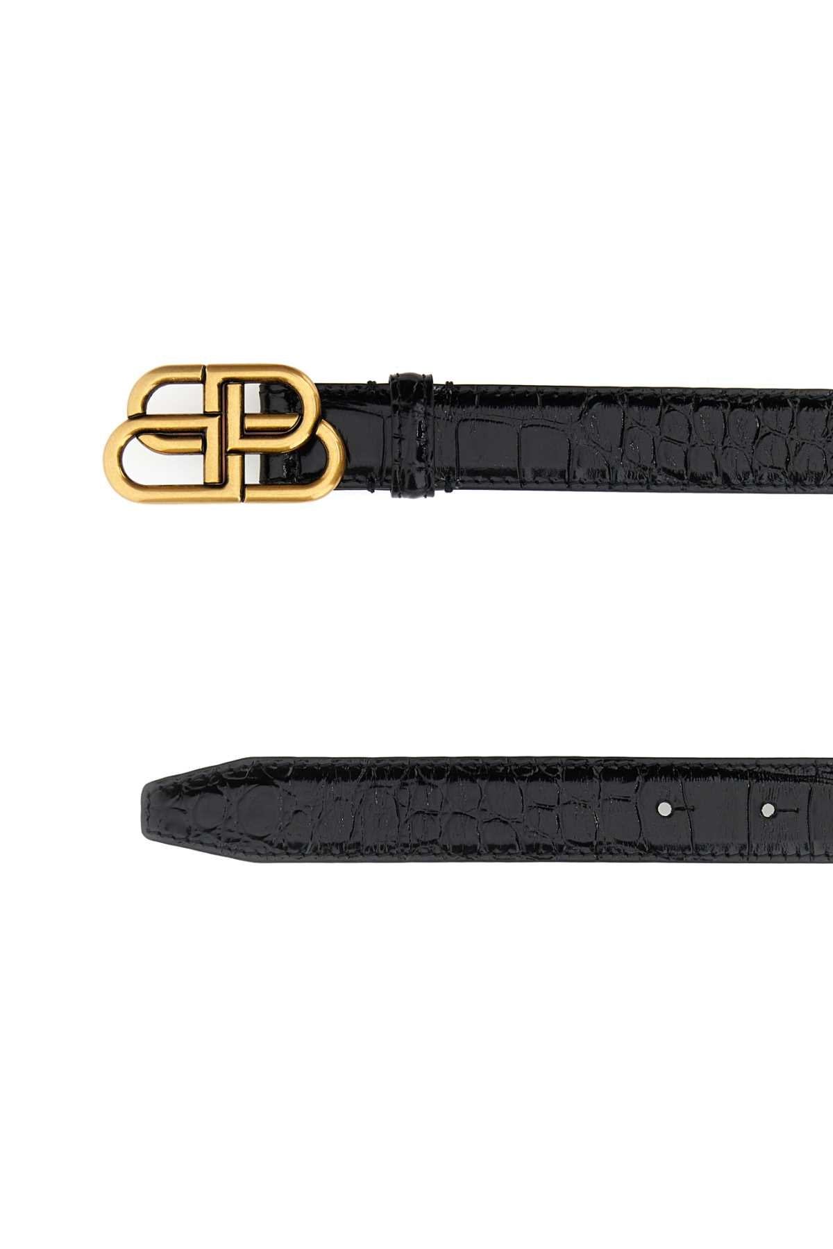 BALENCIAGA Thin BB Belt - Women's 25