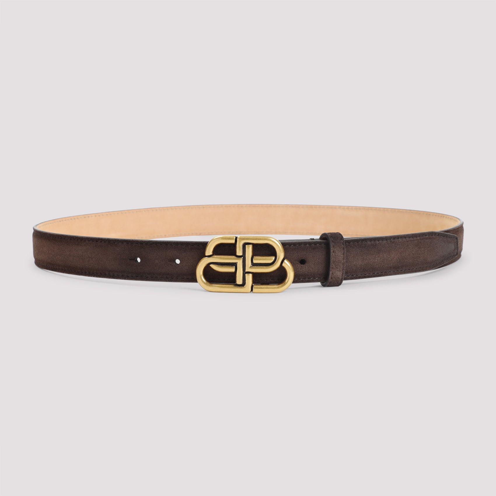 BALENCIAGA Leather BB 25 Thin Belt