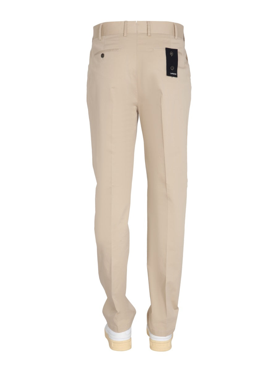 LARDINI Classic Poplin Trousers for Men
