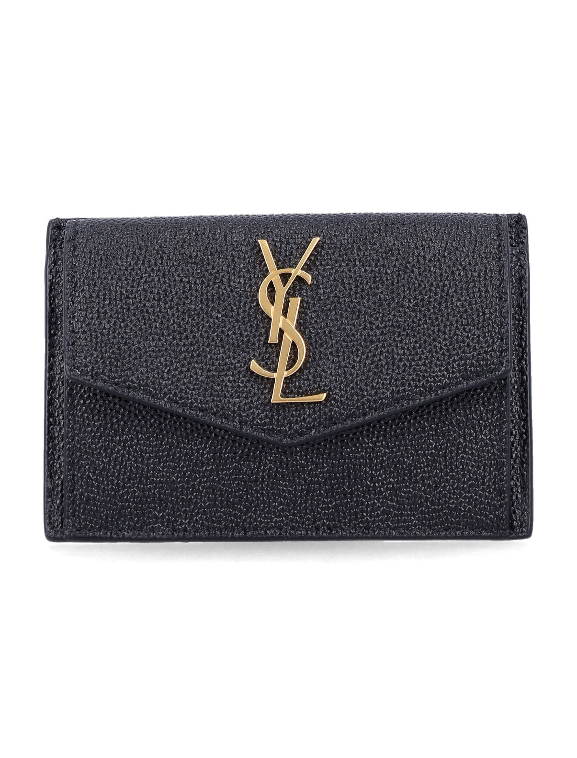 SAINT LAURENT Mini Uptown Flap Card Case