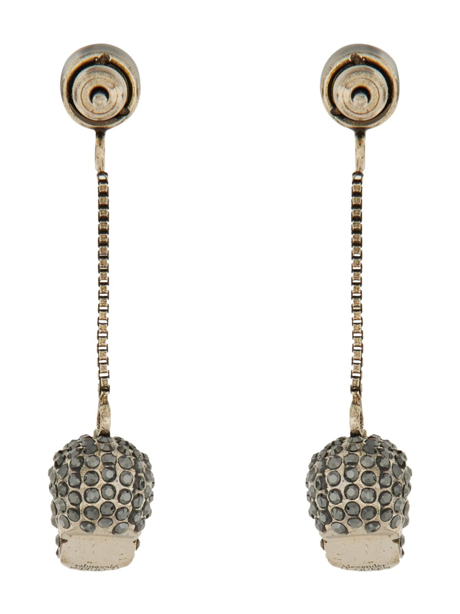 ALEXANDER MCQUEEN Skull Mini Earrings
