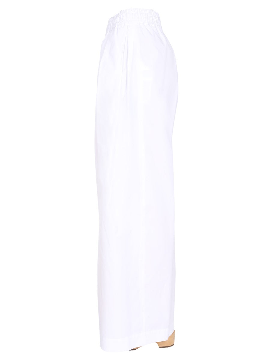 ASPESI Wide Leg Trousers with Elastic Waist for Women