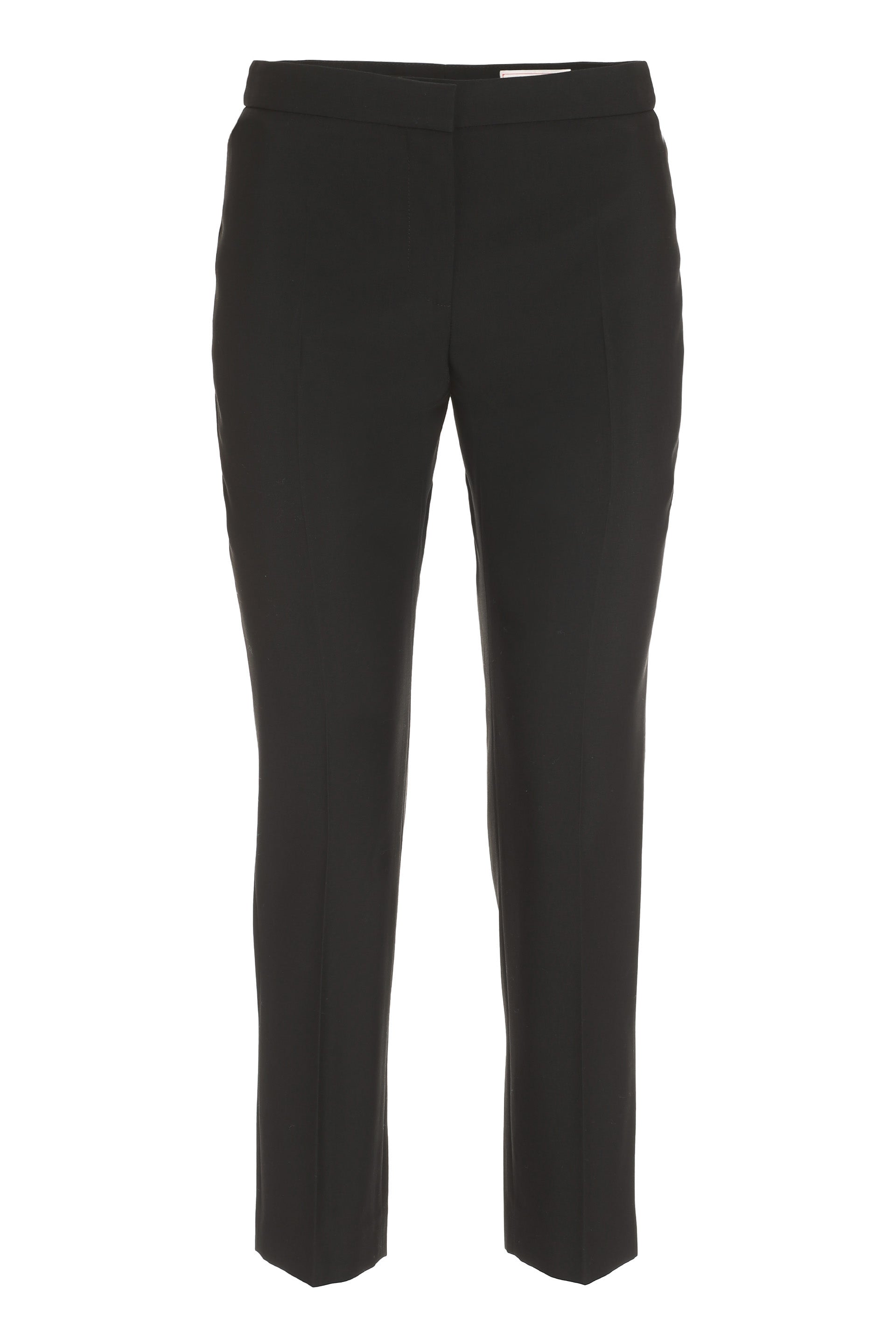 ALEXANDER MCQUEEN Women's Cropped Wool Tailored Trousers