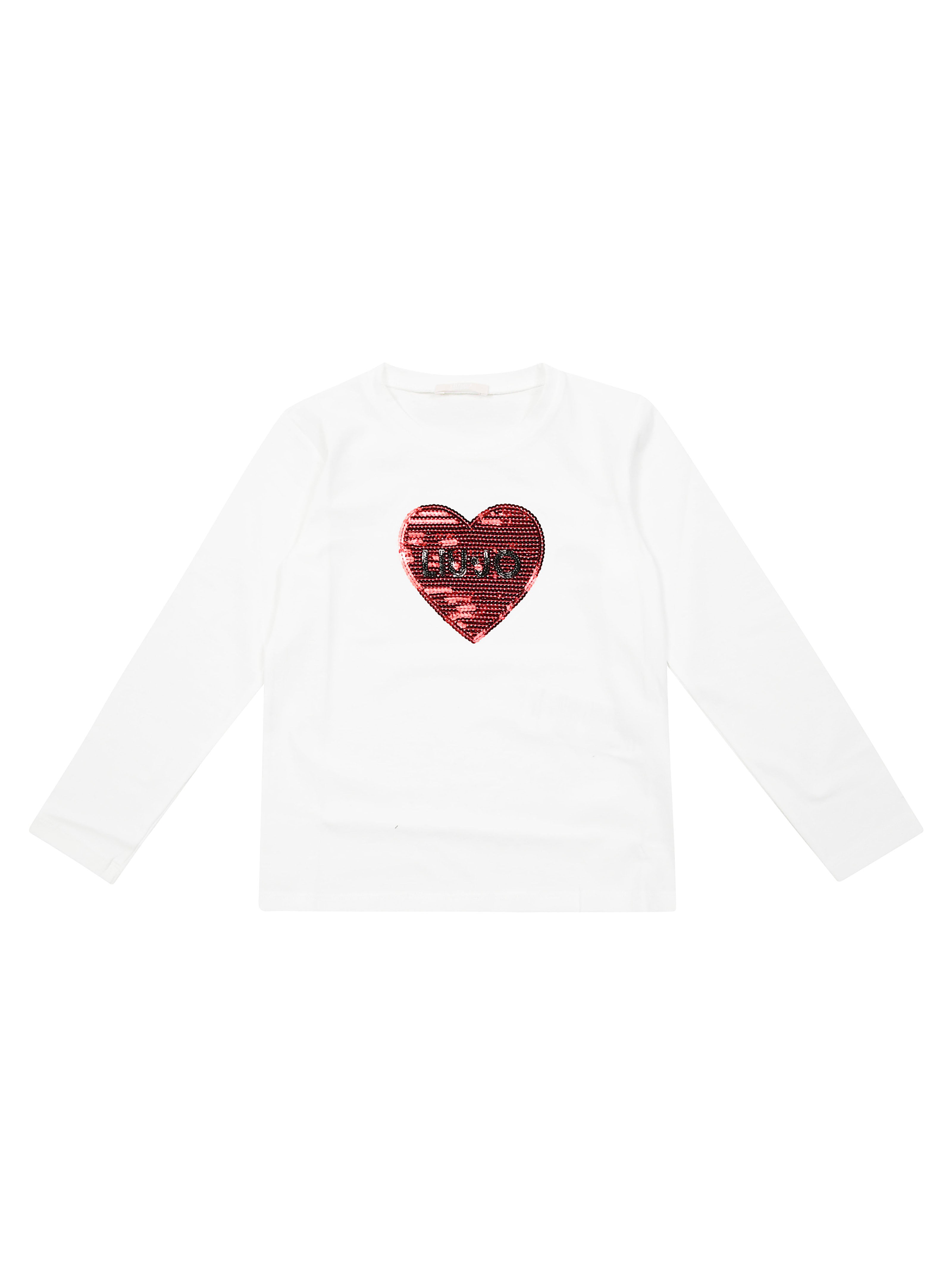 LIU JO KIDS Long Sleeve Heart T-Shirt for Kids