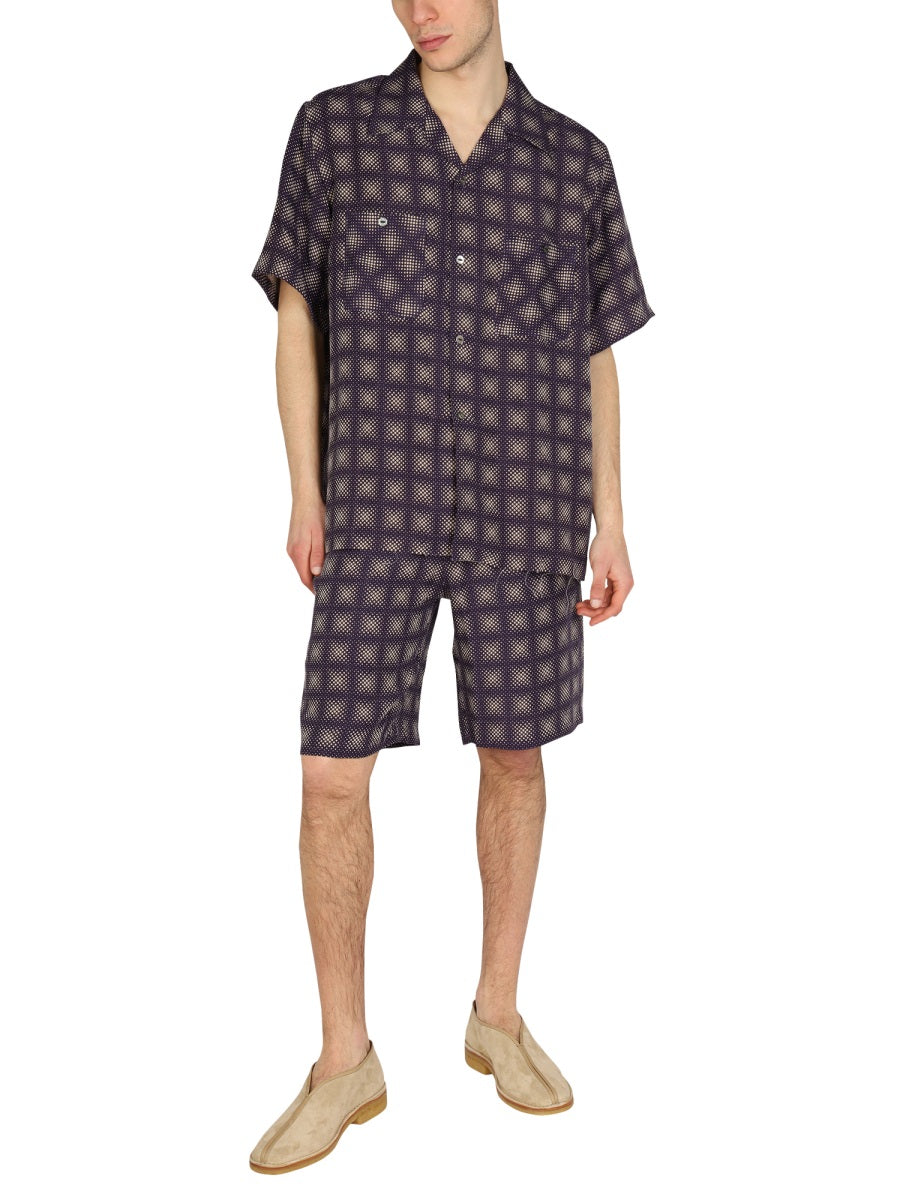 NEEDLES Check Print Bermuda Shorts